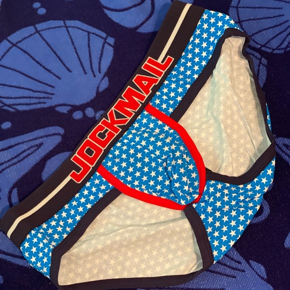 Nice men’s brief whit stars - Picture 1 of 6